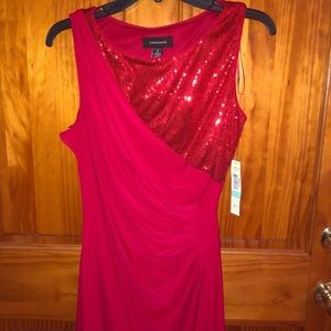 Red Sequin Dress
